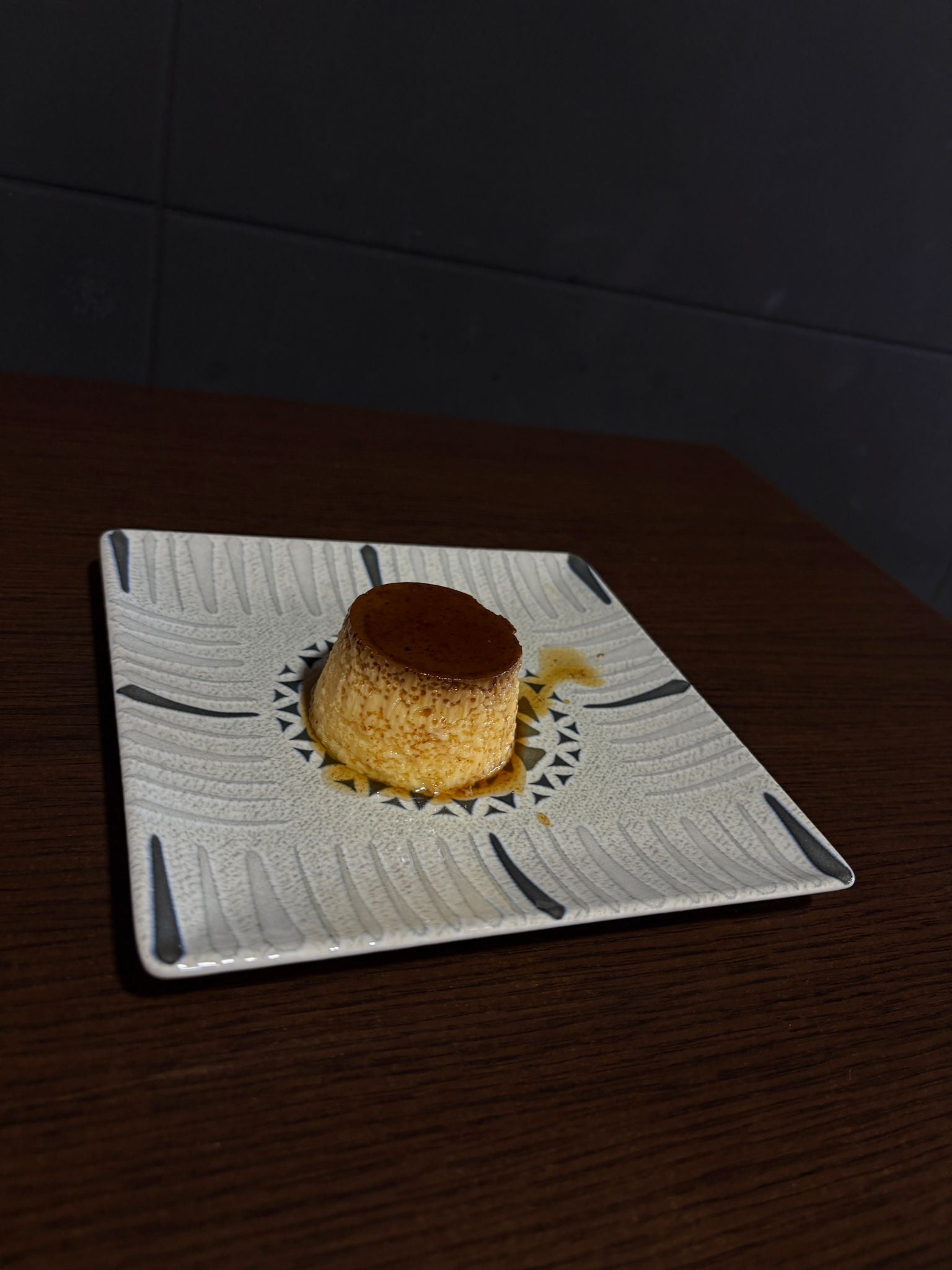 Flan de la casa
